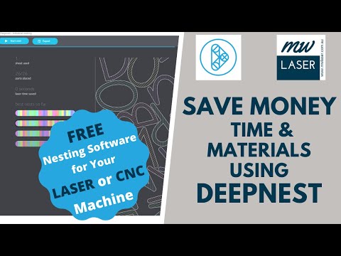 CO2 LASER & CNC - Save Money, Time & Material Using DeepNest - Nesting Software for Your LASER & CNC