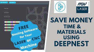 CO2 LASER & CNC - Save Money, Time & Material Using DeepNest - Nesting Software for Your LASER & CNC screenshot 5