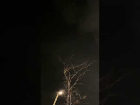 Nighttime Lightning Strikes