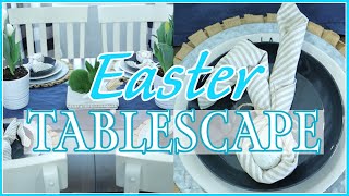 EASTER TABLESCAPE | SIMPLE FARMHOUSE DECOR IDEAS AND INSPIRATION 2023