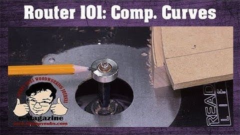 IMPORTANT ROUTER SKILL: Complimentary curves and making positive and negative templates