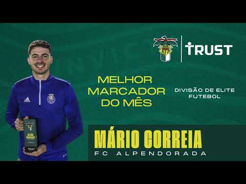 ????MÁRIO CORREIRA, DO ALPENDORADA, É O TRUST MELHOR MARCADOR DO MÊS DE FUTEBOL - FEVEREIRO #afporto