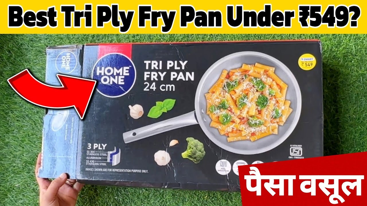 Homeone Triply | Home One Triply Fry Pan | Best Non Stick Frying Pan |Home One Triply Fry Pan Review