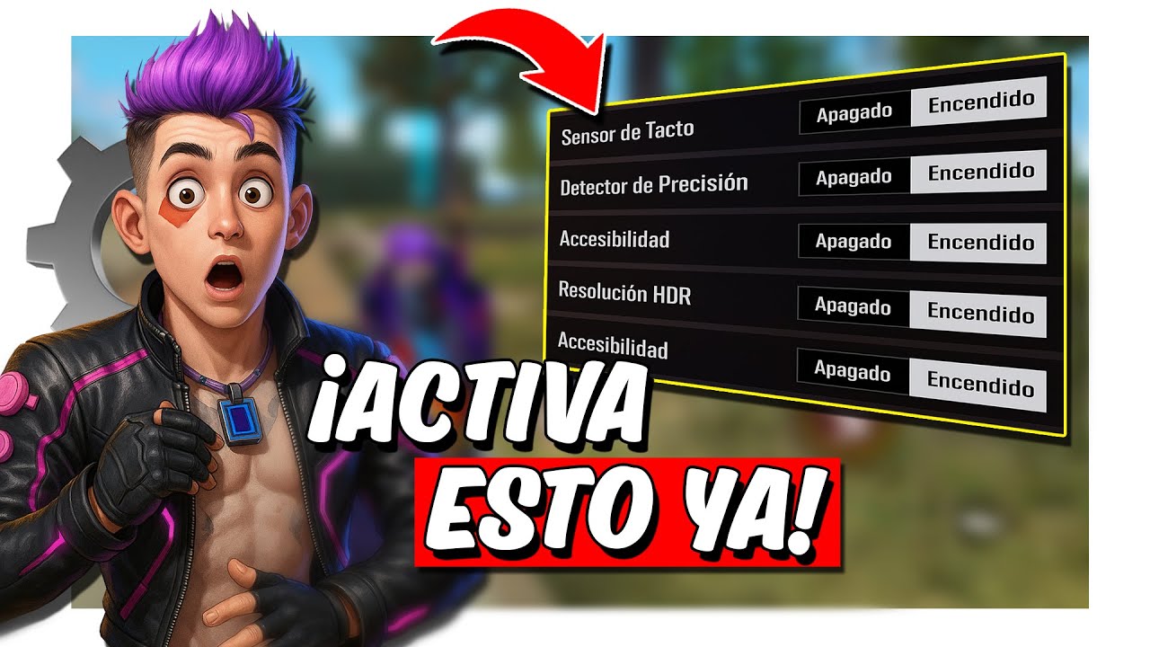 OPCIONES que DEBES ACTIVAR en FREE FIRE