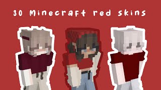 30 Red Minecraft Skins! ❤️