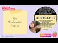 How Misinformation Traps Us