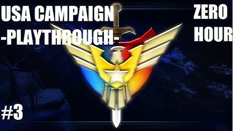 COMMAND AND CONQUER: GENERALS ZERO HOUR || USA - MISSION 3 || OPERATION : SNOW FALL