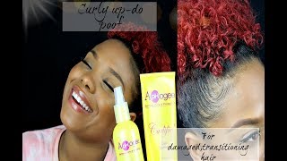 APHOGEE TO THE RESCUE?! | STYLING HEAT DAMAGED CURLS