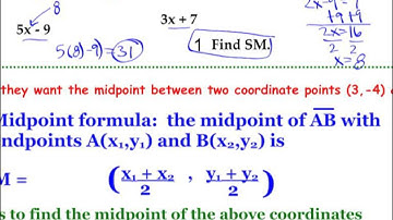 Geometry - 1-3: Use Distance and Midpoint Formulas