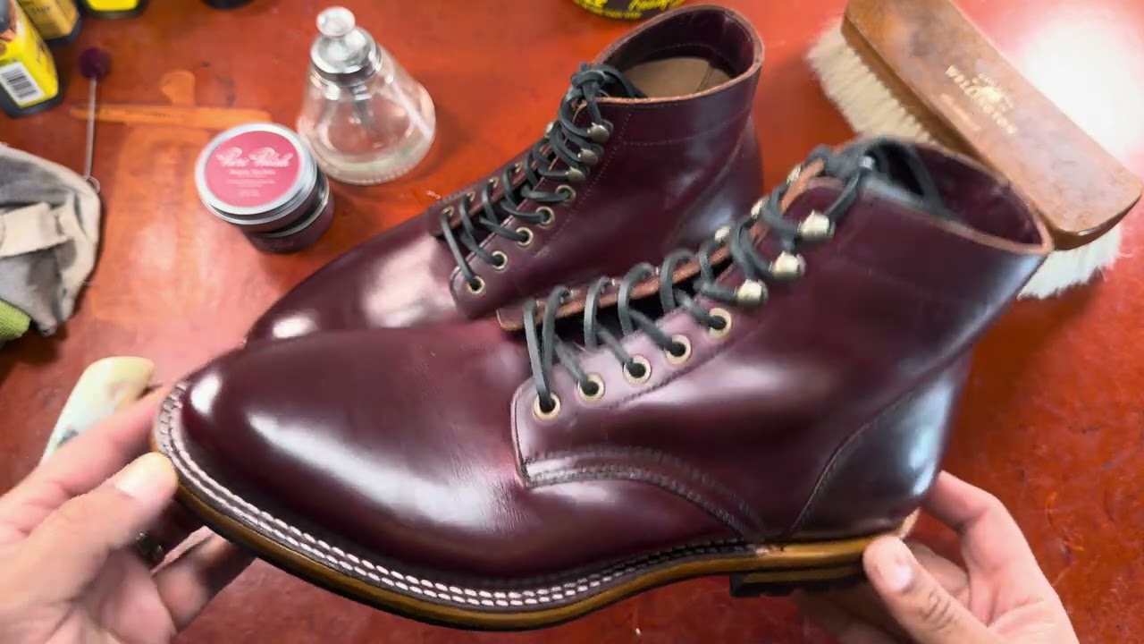 Ботинки Parkhurst — Allen Stitchdown — капсула Tempesti Veg Tan