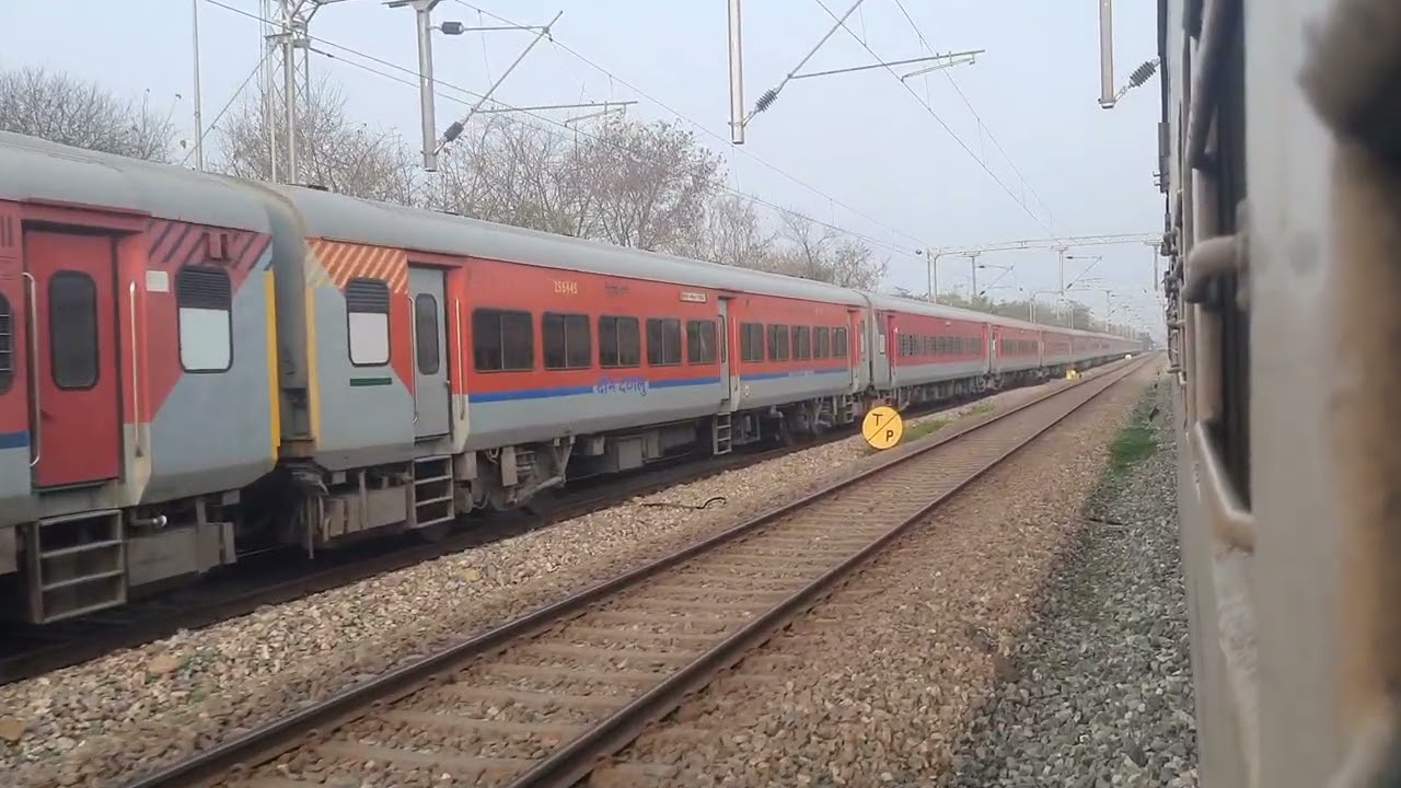 Train journey | RUDRAPUR to LALKUAN | no editing | pure sound