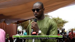 LA FONDATION GORGUI DIENG POSE LA PREMIERE PIERRE DE L'HOPITAL DE KEBEMER