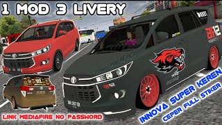 Download Mod Innova Venturer Racing Full Stiker!!bus Simulator Indonesia Video MP3 Mod Innova Venturer Racing Full Stiker!!bus Simulator Indonesia
