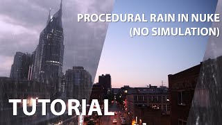 Rain Effect and Procedural Techniques in Nuke
