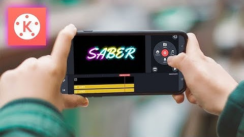 Saber TEXT Effect Cuma Pake 1 Aplikasi Aja | Tutorial Kinemaster