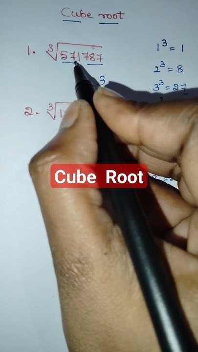 Trick to find cube root of a number #ytshorts #shortsfeed #shortsviral ...