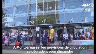 À la gare Montparnasse, la situation ne s’améliore pas