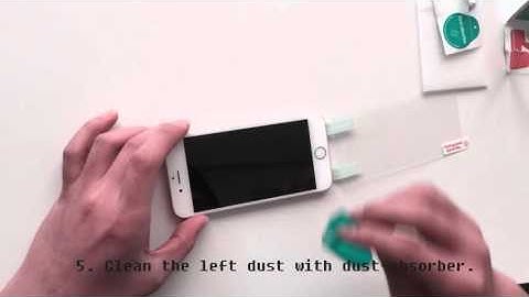 Old Version Guide Sticker Installation Video for Smartphone Screen Protector