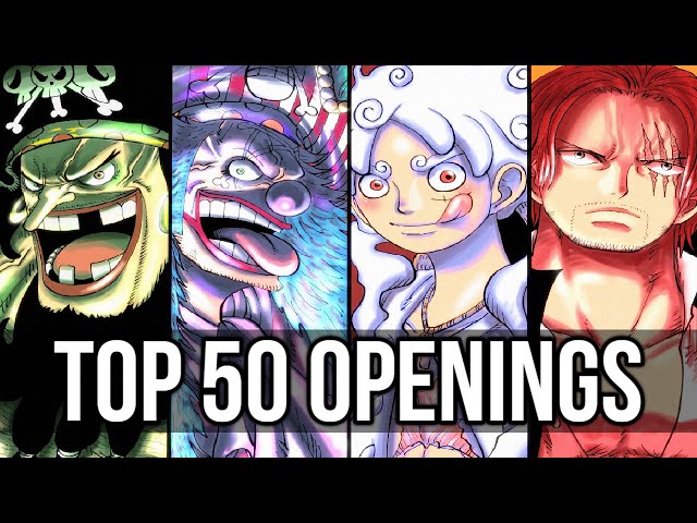 TOP 50 One Piece Openings『MAD』from Raftel Archives class=