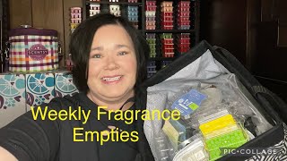 Weekly Fragrance Empties and What I’ve Been Warming Scentsy