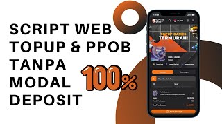 SOURCE CODE WEBSITE TOP UP GAME & PPOB TANPA MODAL DEPOSIT 100%