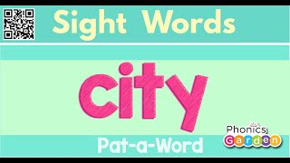 CITY | Sight Word | Sing and Chant | Pat-a-Word | Phonics Garden screenshot 4