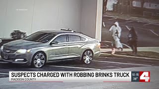 3 men facing federal charges in robbery of Brinks employees in Madison, Illinois