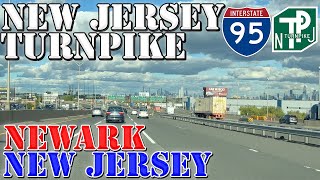 I-95 The New Jersey Turnpike - Trenton to Newark - New Jersey - 4K Highway Drive