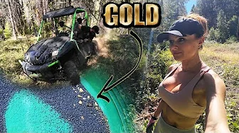 Chasing Gold: Epic UTV Adventure Down a Mountain to a Rich Deposit!