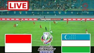 Uzbekistan U23 vs Indoniesa U23 Live Football | AFC U23 championship 2024| Indo vs Uzbek live pes24