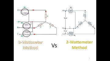 Three Wattmeter vs Two Wattmeter Method