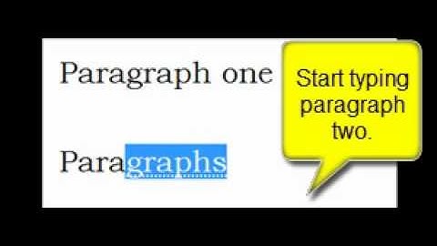 Create and merge paragraphs in OpenOffice Writer