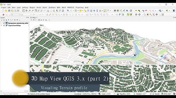3D Map View QGIS 3.x (part 2)