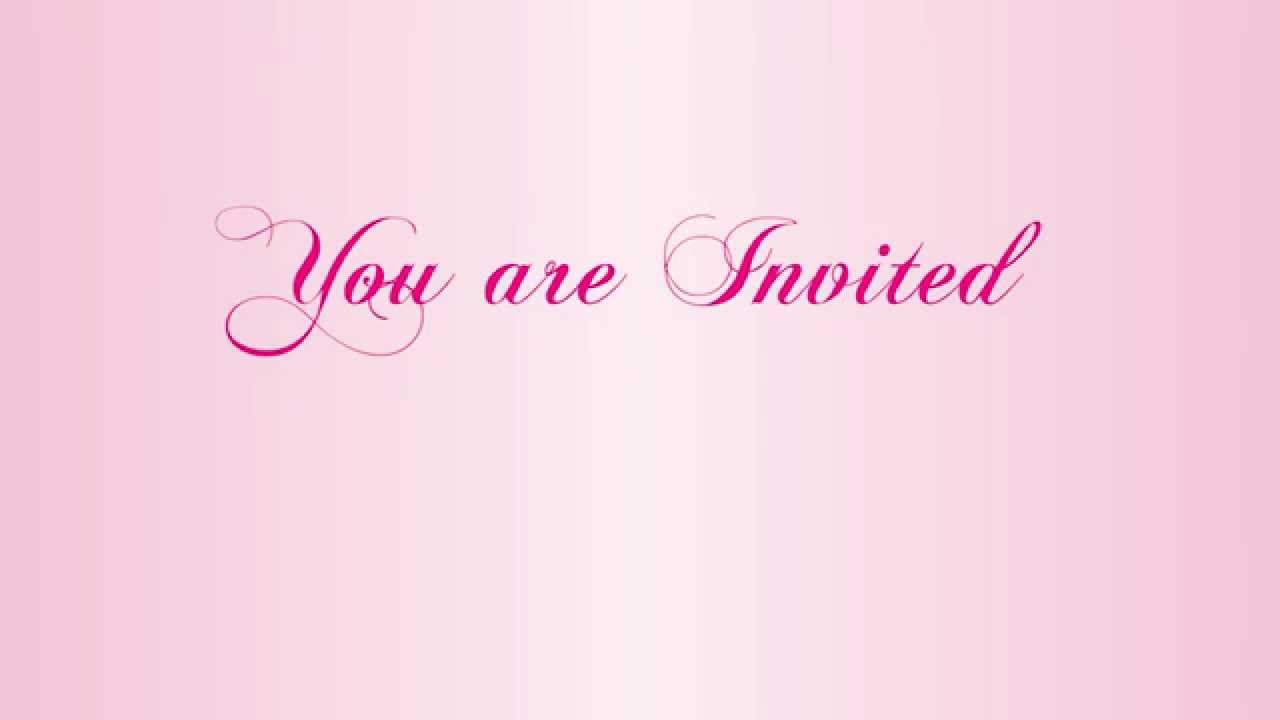Invitation   Dinner Party