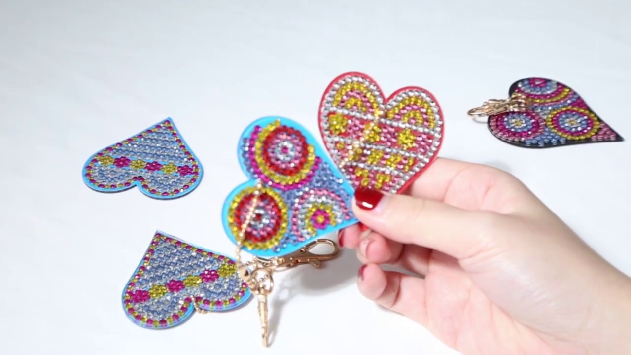 Cesdeals | New Creative DIY Diamond Lovely Keychain - YouTube