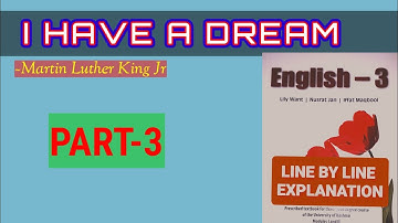 I Have A Dream- Martin Luther King Jr/Part-3/ Line By Line Explanation/ U.G 4TH & 6th Sem/ Kash Univ
