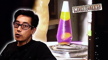 What Really Happens When A Lava Lamp Explodes? | MythBusters