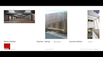 RHA Summer show 2013 - Box Architecture - LIGHT - Winter, Spring & summer