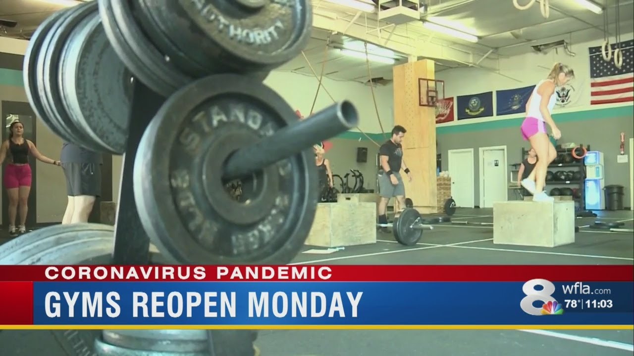 Tampa Bay area gyms prepare to reopen on Monday YouTube