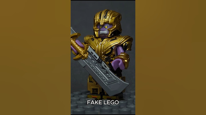 Original vs Fake Thanos Lego Marvel minifigure #lego #legoasmr #fakelego #legomarvel #marvel #fy
