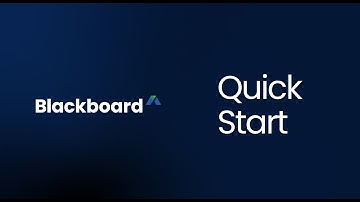 Quick Start - Blackboard