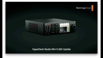 Blackmagic Design Hyperdeck Studio Mini H.264 Free Update - NAB 2018 Press Conference