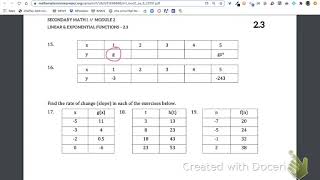 MVP Math 1 Lesson 2.3 Ready, Set, Go