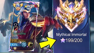 THUNDERFIST CHOU IS FINALLY BACK!!   INTENSE GAMEPLAY - Mobile Legends