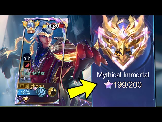 THUNDERFIST CHOU IS FINALLY BACK!! + INTENSE GAMEPLAY - Mobile Legends class=