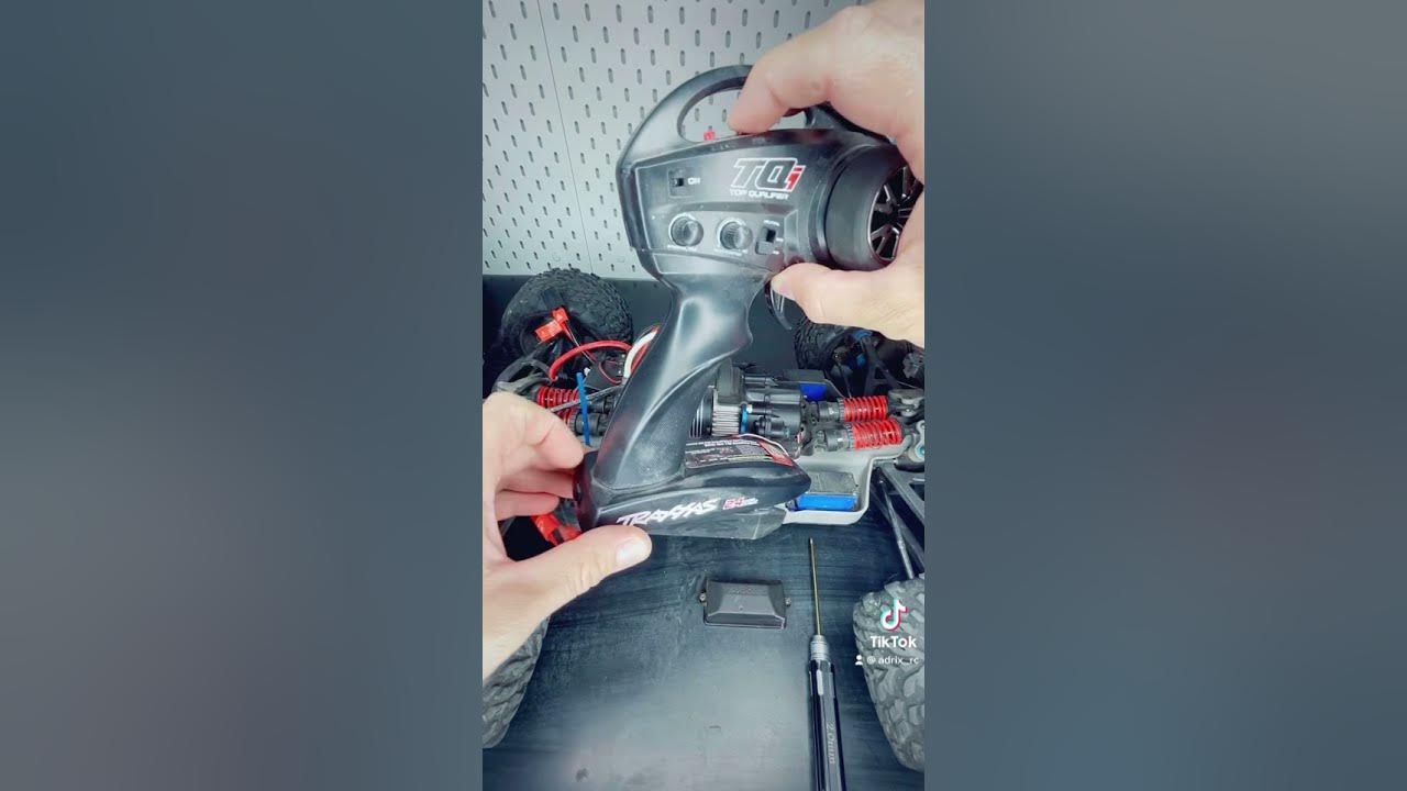 Appairage / bind récepteur et émetteur traxxas TQI YouTube