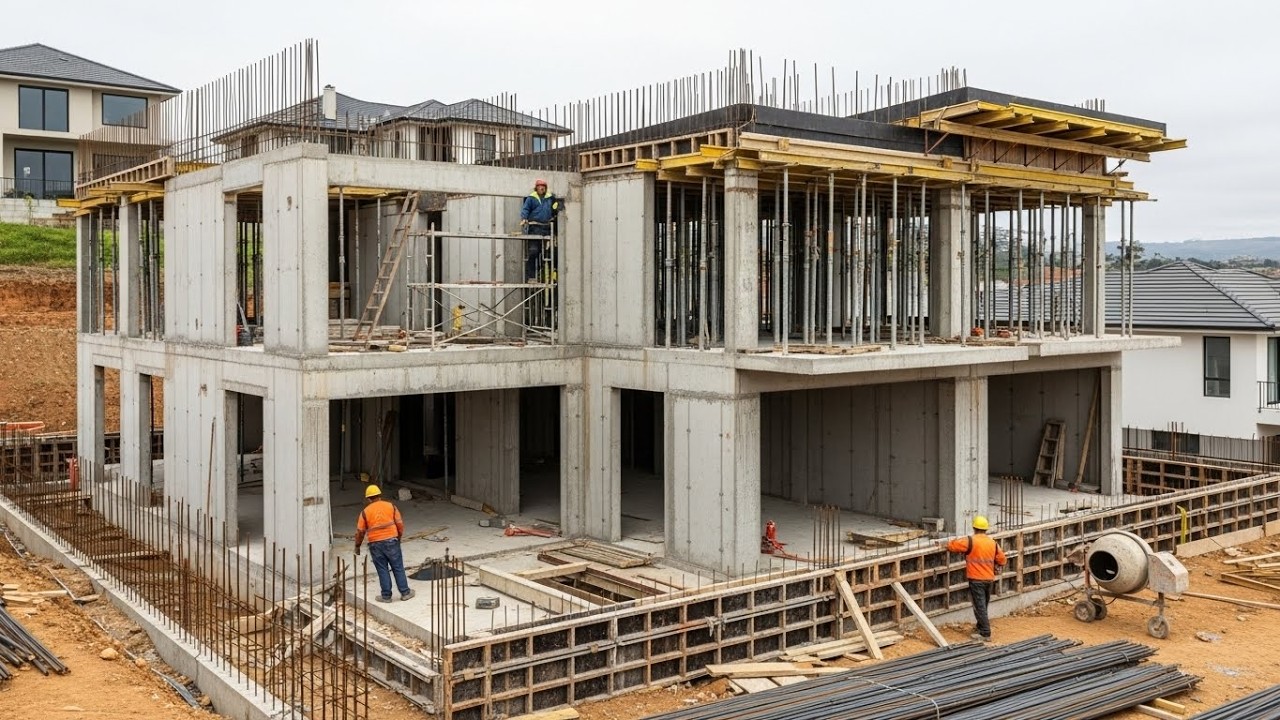 От бетонного фундамента до готовой внутренней отделки: как в Корее строят деревянные дома.