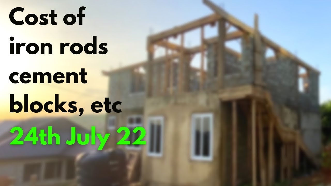 Building in Ghana prices of iron rods, cement, blocks, etc YouTube