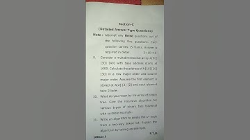 BCA 3rd Sem Data Structure Using C and C++ 2025       #study #dsa