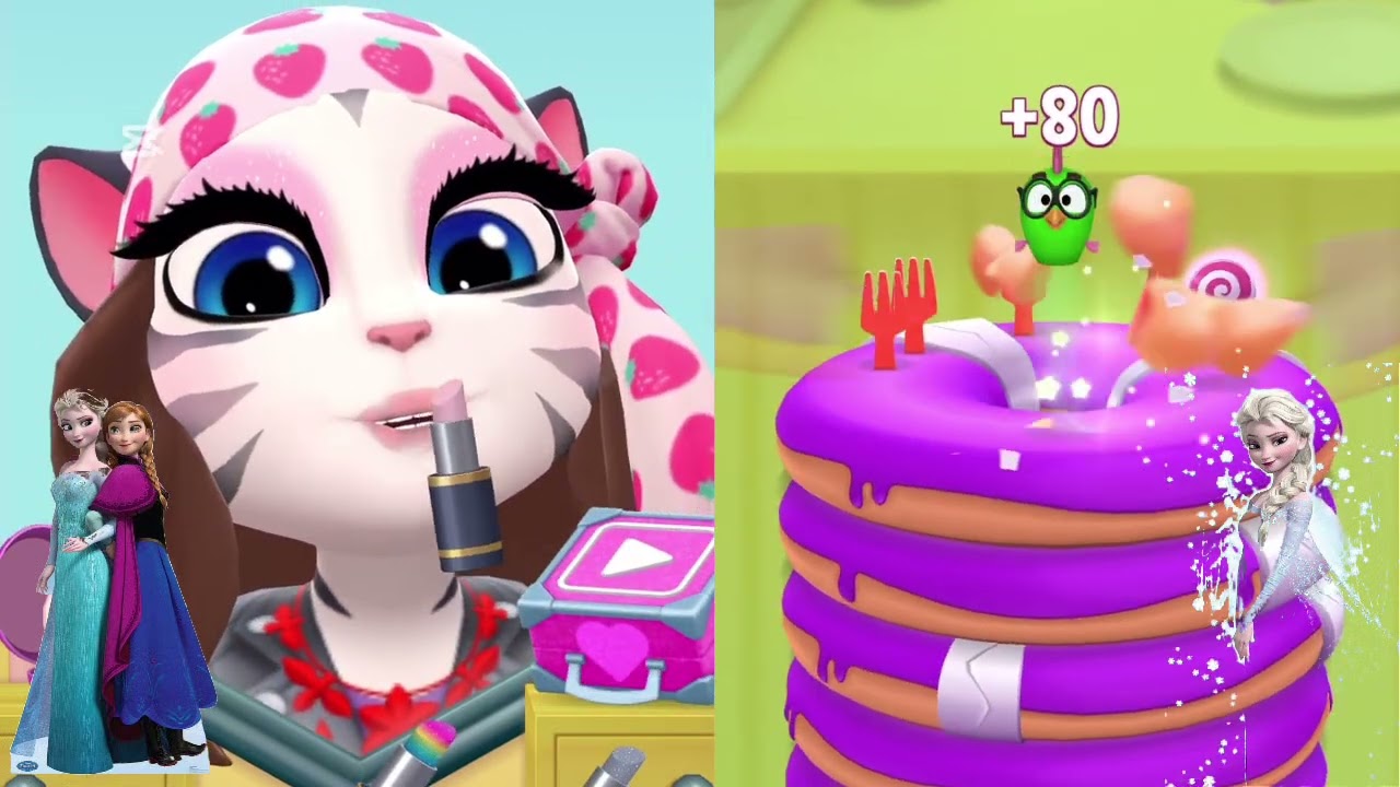 My talking Angela 2 Angela make up 